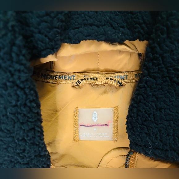 Free People FP Movement Outpost Bomber Jacket in a Cider Burnt Orange Size: M - Picture 5 of 6